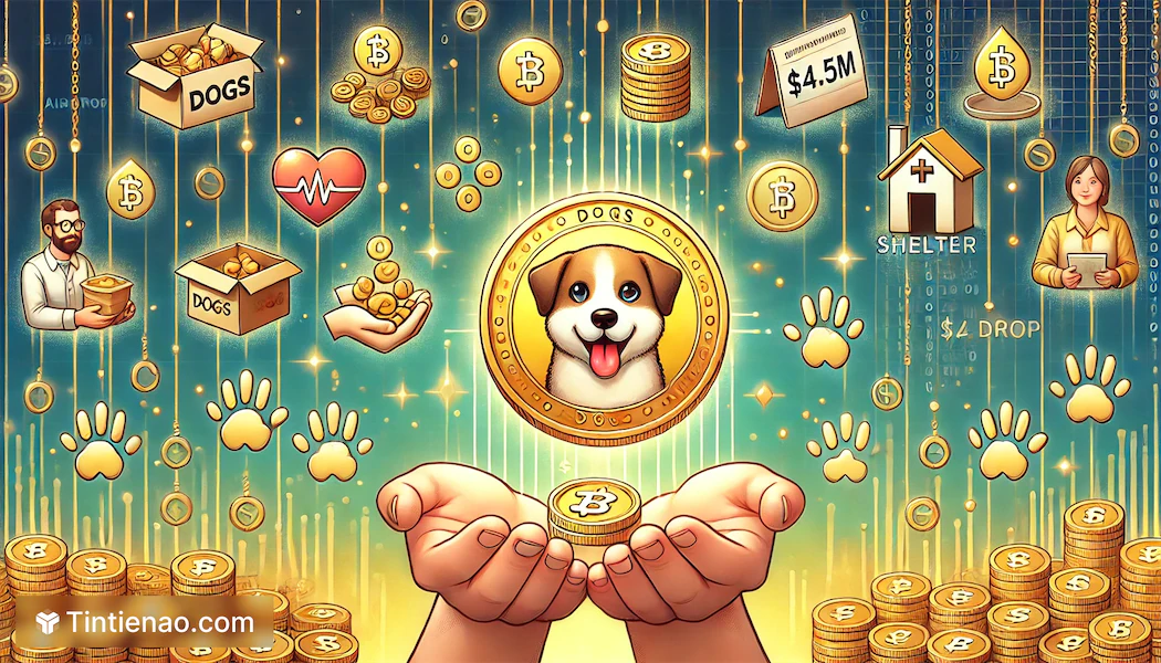 DOGS Token Quyết Định Đốt Và Quyên Góp Token Airdrop Không Có Người Nhận